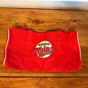 New Minnesota Twins Baseball Bud King of Beers Red Duffle Bag Merch